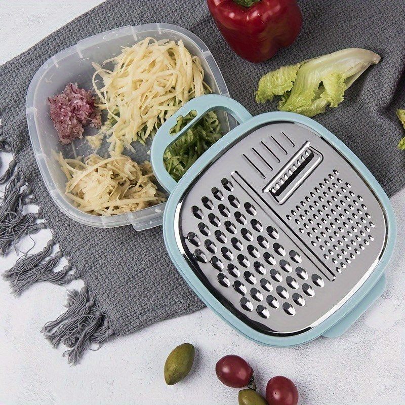 Kitchen Appliances Combo - เครื่องขูดชีส 1 ชิ้นพร้อมภาชนะและฝาปิด & ชุดเครื่องปอก -