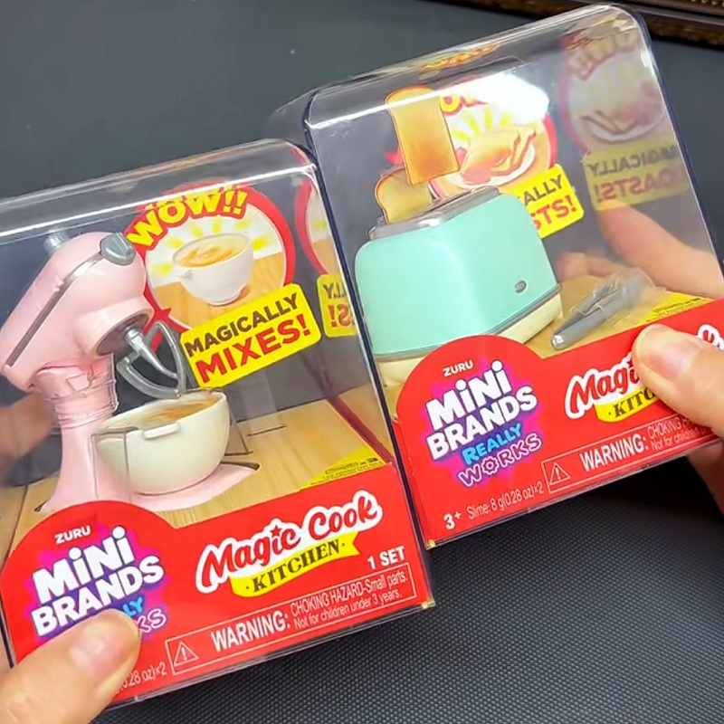 Kitchen Appliances Gift Items - ชุดของเล่นจำลองเครื่องใช้ไฟฟ้าในครัวขนาดเล็ก New Zuru Mini Brands Magic
