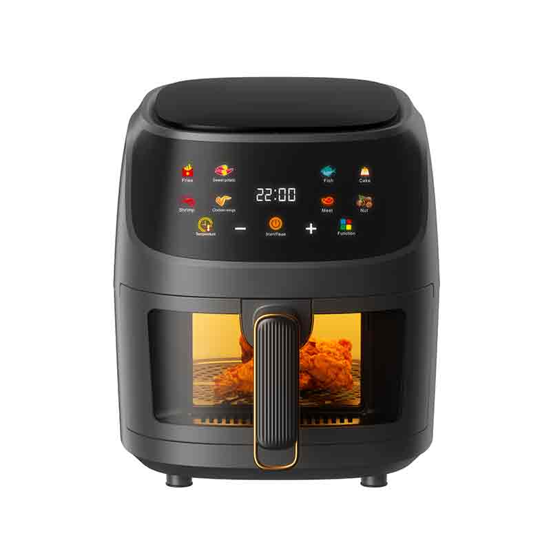 Air Fryer 5L Digital - หม้อทอดไร้น้ำมันดิจิตอล 1350W หน้าต่างโปร่งใสและเทคโนโลยี Rapid Air ความจุ