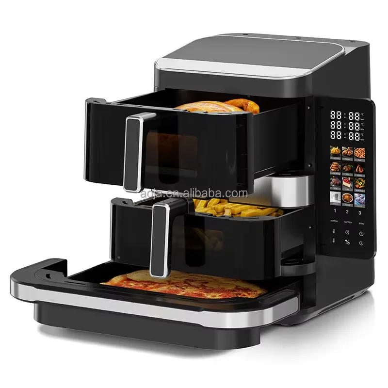 Air Fryer 5L Digital - สำหรับหม้อทอดไร้น้ำมันแบบสองตะกร้า ขนาด 7 ลิตร พร้อม 5