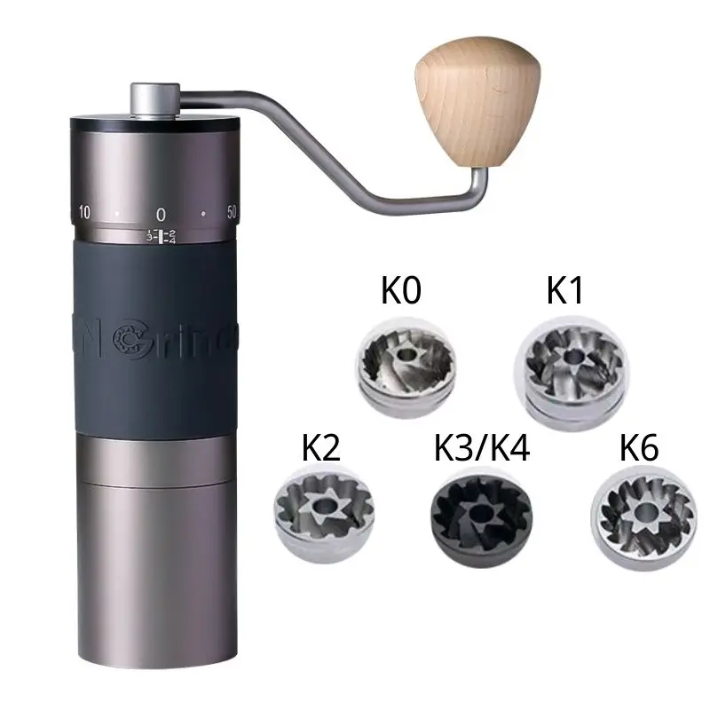 Coffee Grinder Burr - เครื่องบดกาแฟมือหมุน Kingrinder รุ่น 420 แกนบดทำจากสแตนเลสสตีล ขนาด