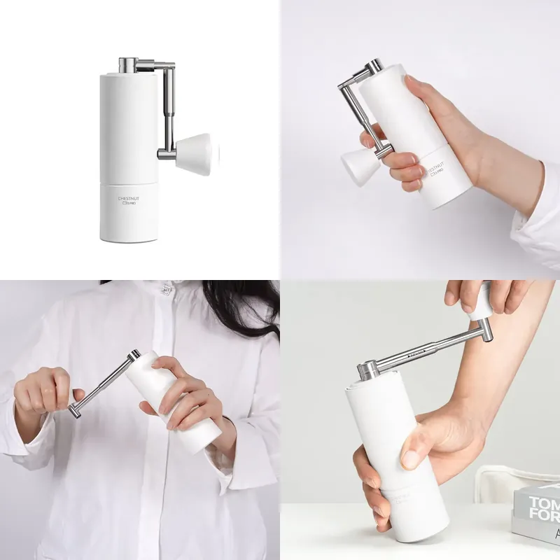 Coffee Grinder Burr - เครื่องบดเมล็ดกาแฟแบบมือหมุน Timemore Chestnut C3S Pro ความคมสูง