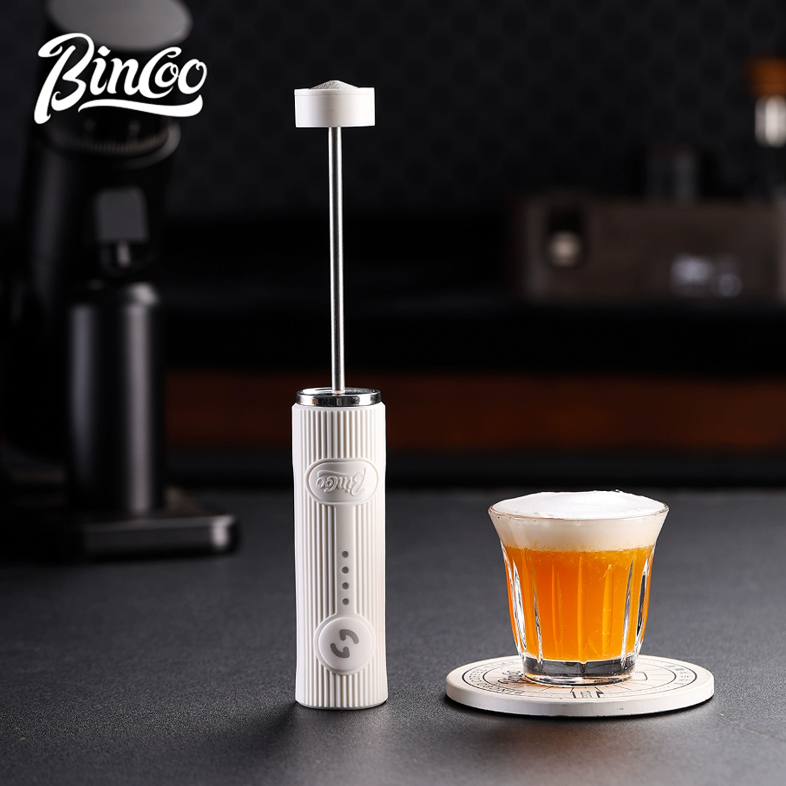 Milk Frother Automatic - Bincoo ใหม่นม Foamer กาแฟปัด Mixer เครื่องปั่นไฟฟ้าไข่