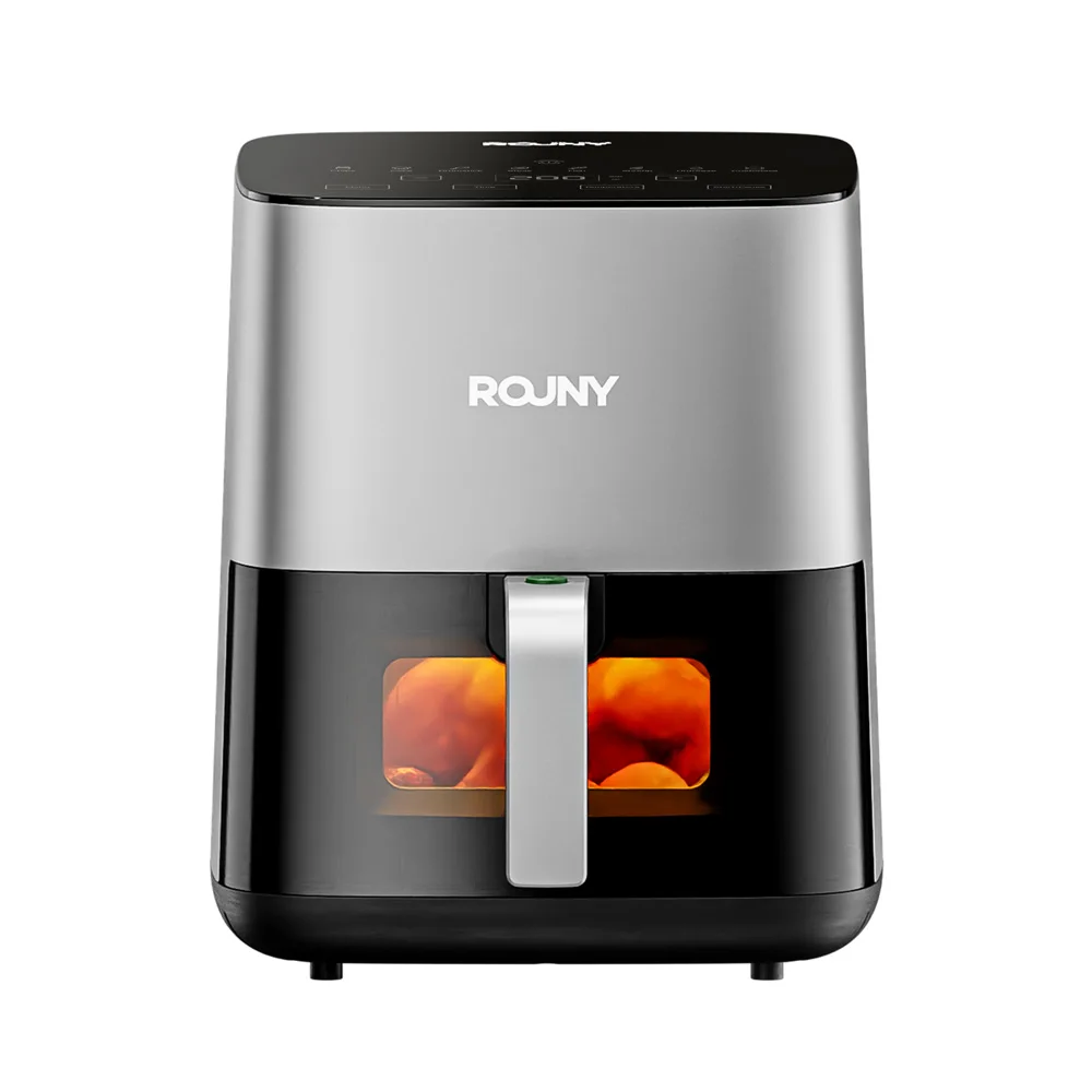 Air Fryer 5L Digital - หม้อทอดไร้น้ำมันดิจิตอลพร้อมหน้าต่างมองเห็นได้และโปรแกรมตั้งค่า 8 โปรแกรม ความจุ 5 ลิตร