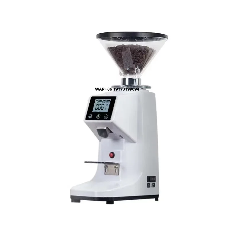 Coffee Grinder Burr - เครื่องบดกาแฟแบบอัตโนมัติขนาด 60 มม. ใบมีดแบบแบน ทำจากสแตนเลส สำหรับใช้ในบ้านและโรงแรม