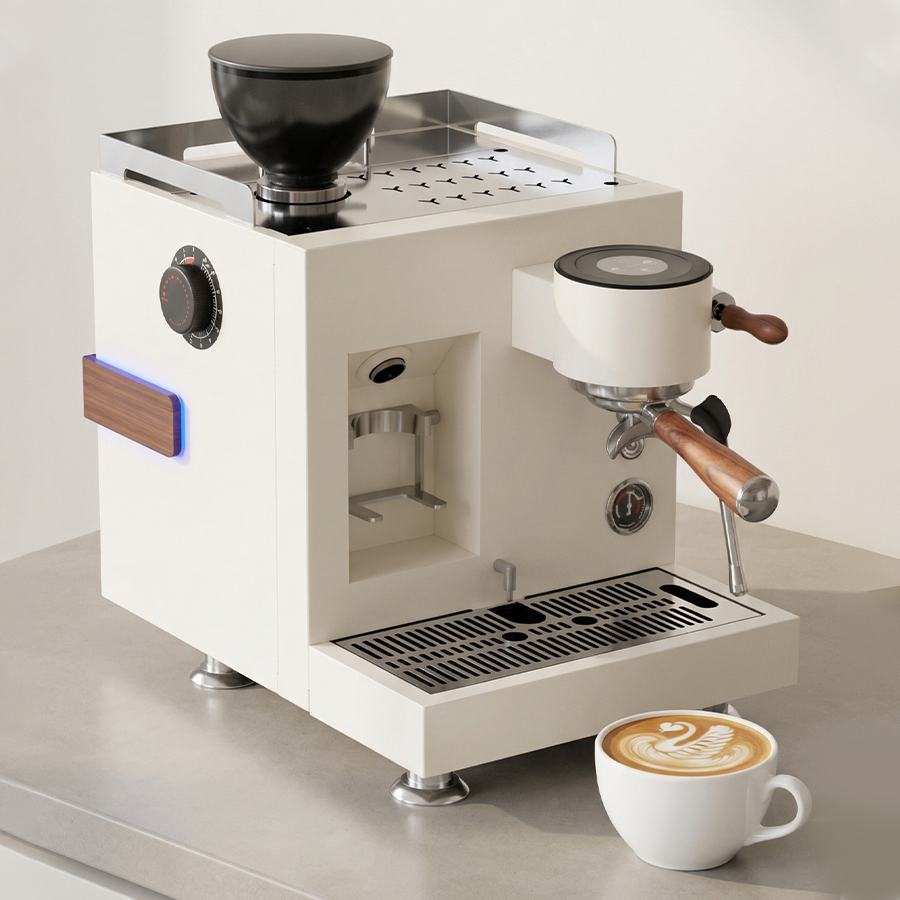 เครื่องชงกาแฟกึ่งอัตโนมัติแบบร - Coffee Grinder Burr บทวิจารณ์และราคา