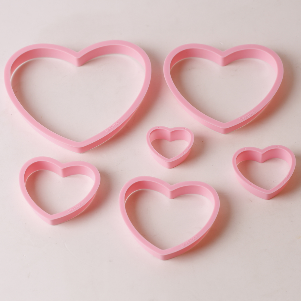 1 ชุด/3 ชุดหัวใจสีชมพู Star ดอ - Kitchen Appliances Baking บทวิจารณ์และราคา