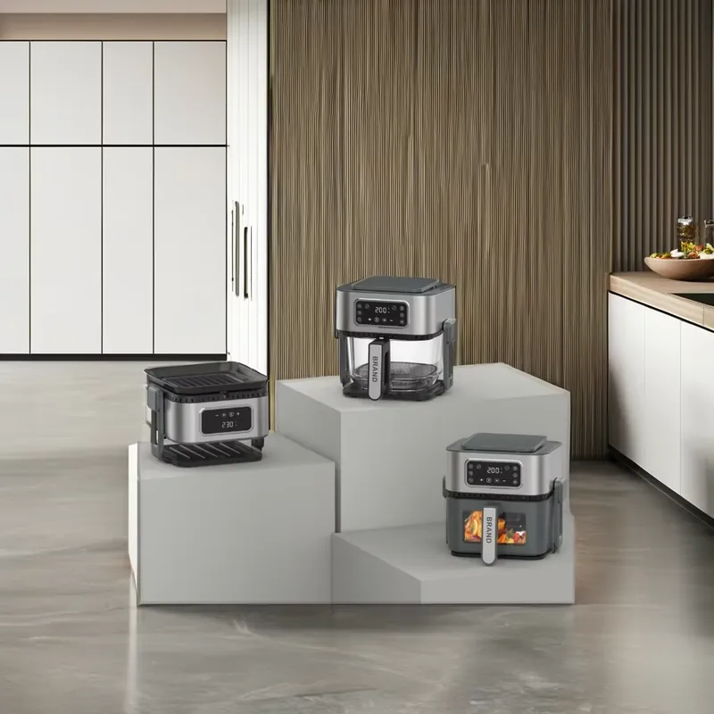 หม้อทอดไร้น้ำมัน 3 in 1 สเตนเล - Air Fryer 5L Digital บทวิจารณ์และราคา