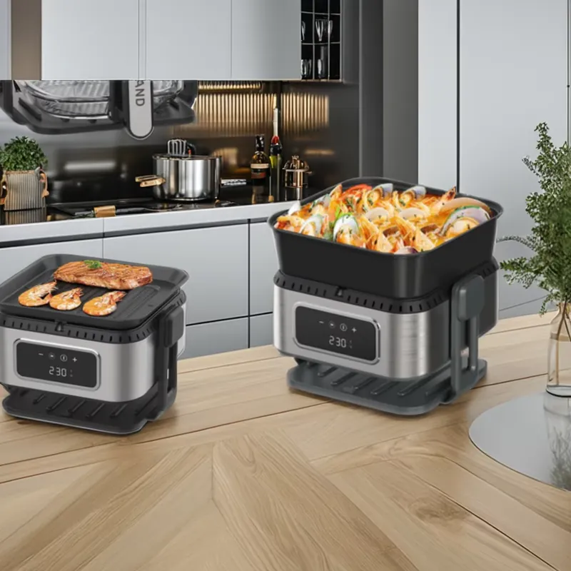 หม้อทอดไร้น้ำมัน 3 in 1 สเตนเล - Air Fryer 5L Digital บทวิจารณ์และราคา