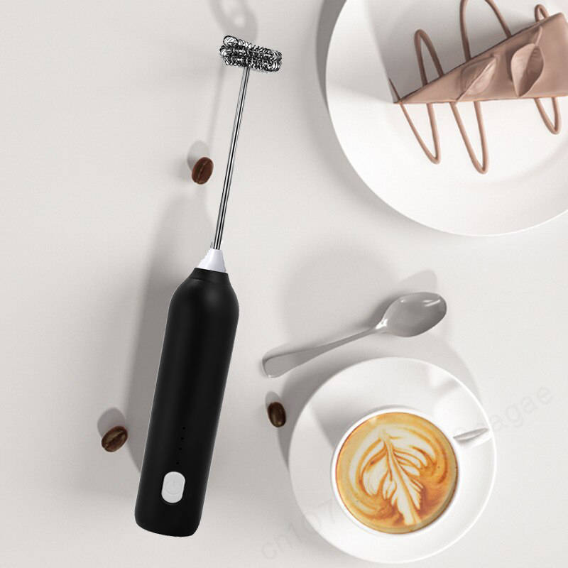 2 In 1 เครื่องตีฟองกาแฟไฟฟ้า + - Milk Frother Automatic บทวิจารณ์และราคา