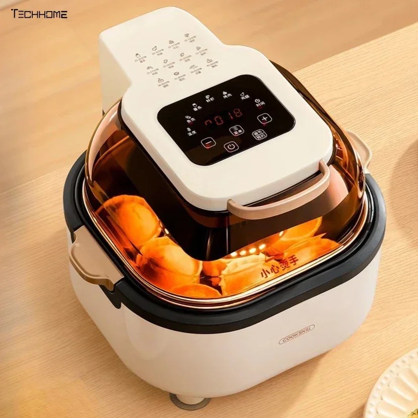 หม้อทอดไร้น้ำมันแบบดิจิทัลสำหร - Air Fryer 5L Digital บทวิจารณ์และราคา