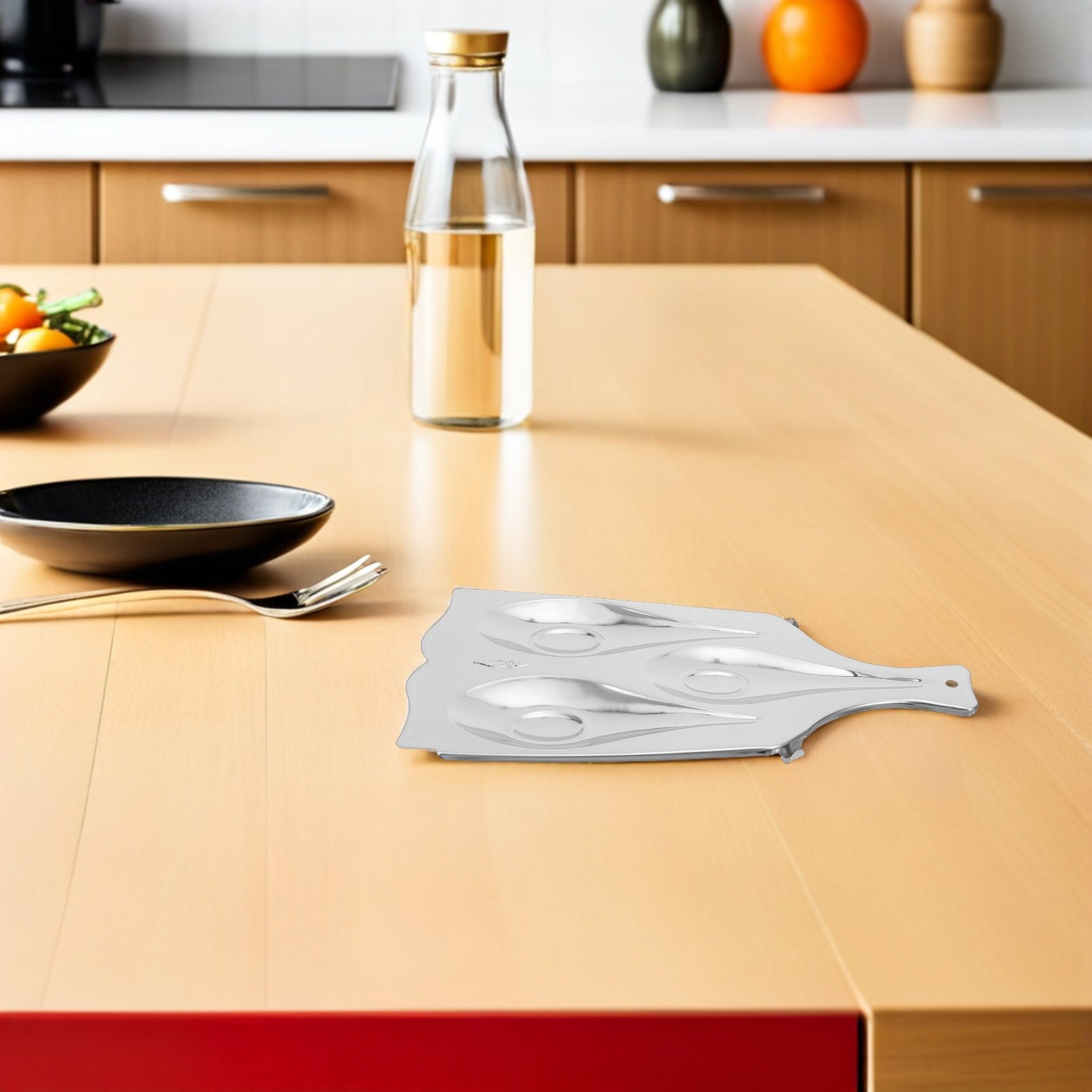 ที่วางช้อนสแตนเลสแบบสามช่องสำห - Kitchen Appliances Rack บทวิจารณ์และราคา