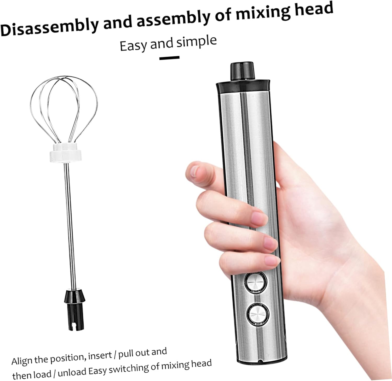 เครื่องตีฟองนมไฟฟ้าแบบมือถือ M - Kitchen Appliances Home บทวิจารณ์และราคา