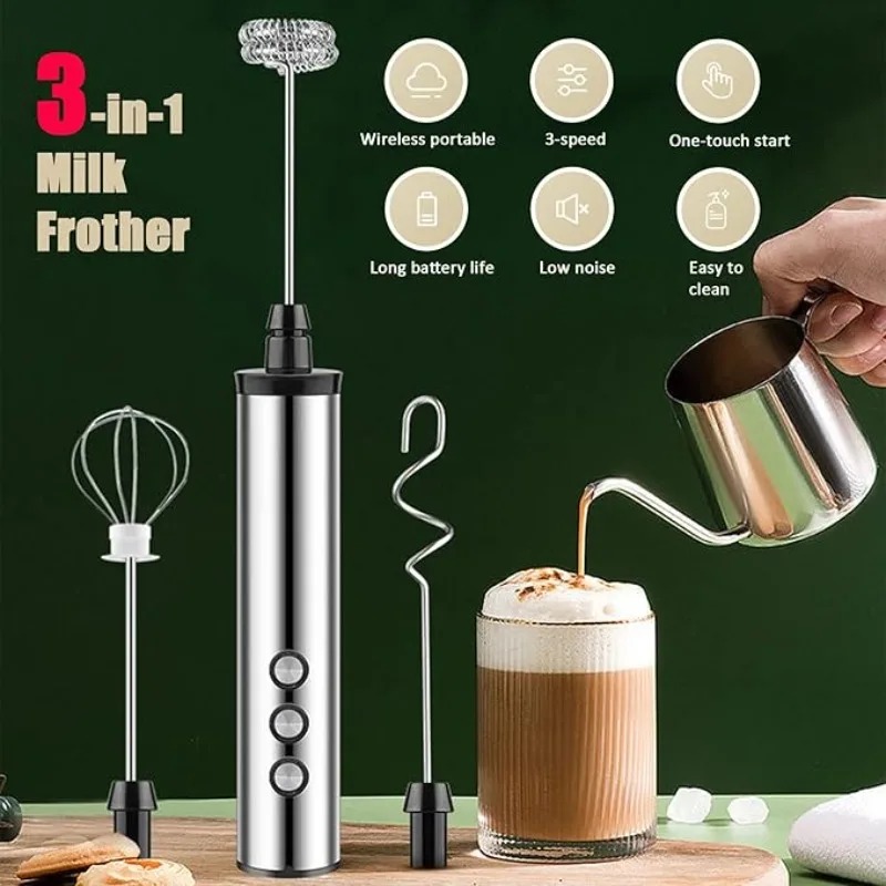 เครื่องตีฟองนมไฟฟ้าแบบมือถือ M - Kitchen Appliances Home บทวิจารณ์และราคา