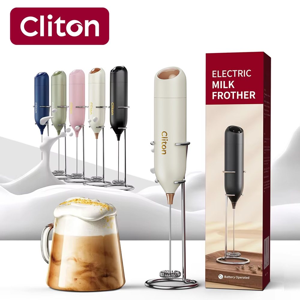 เครื่องตีฟองนมแบบพกพา ใช้แบตเต - Milk Frother Automatic บทวิจารณ์และราคา