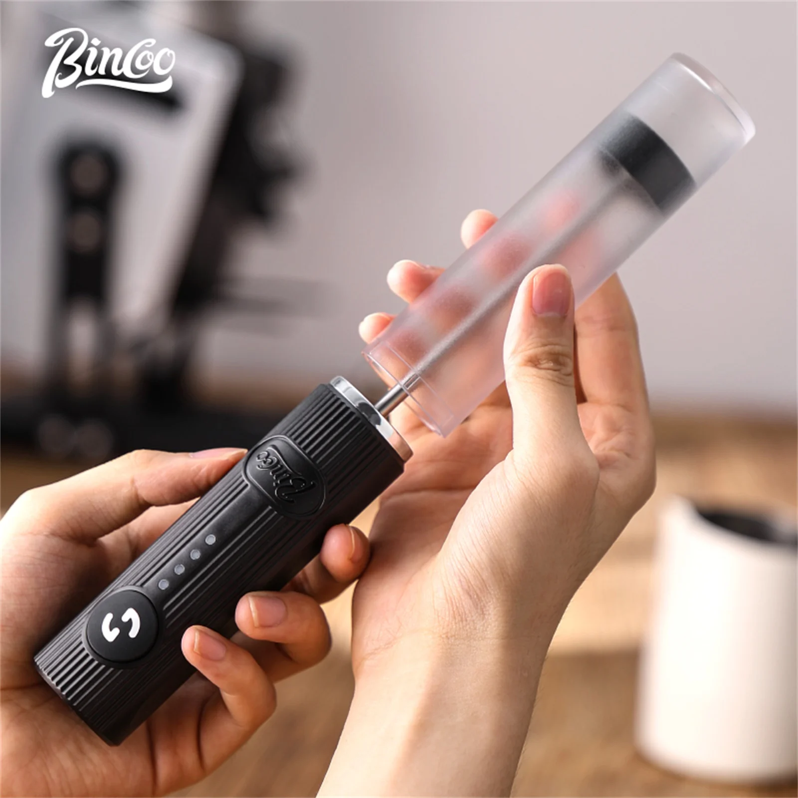 Bincoo ใหม่นม Foamer กาแฟปัด M - Milk Frother Automatic บทวิจารณ์และราคา