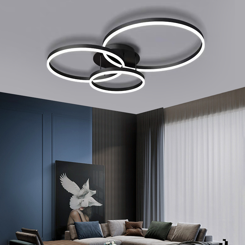 โคมไฟระย้าเพดาน LED ทรงวงแหวน  - Kitchen Appliances Drawing บทวิจารณ์และราคา