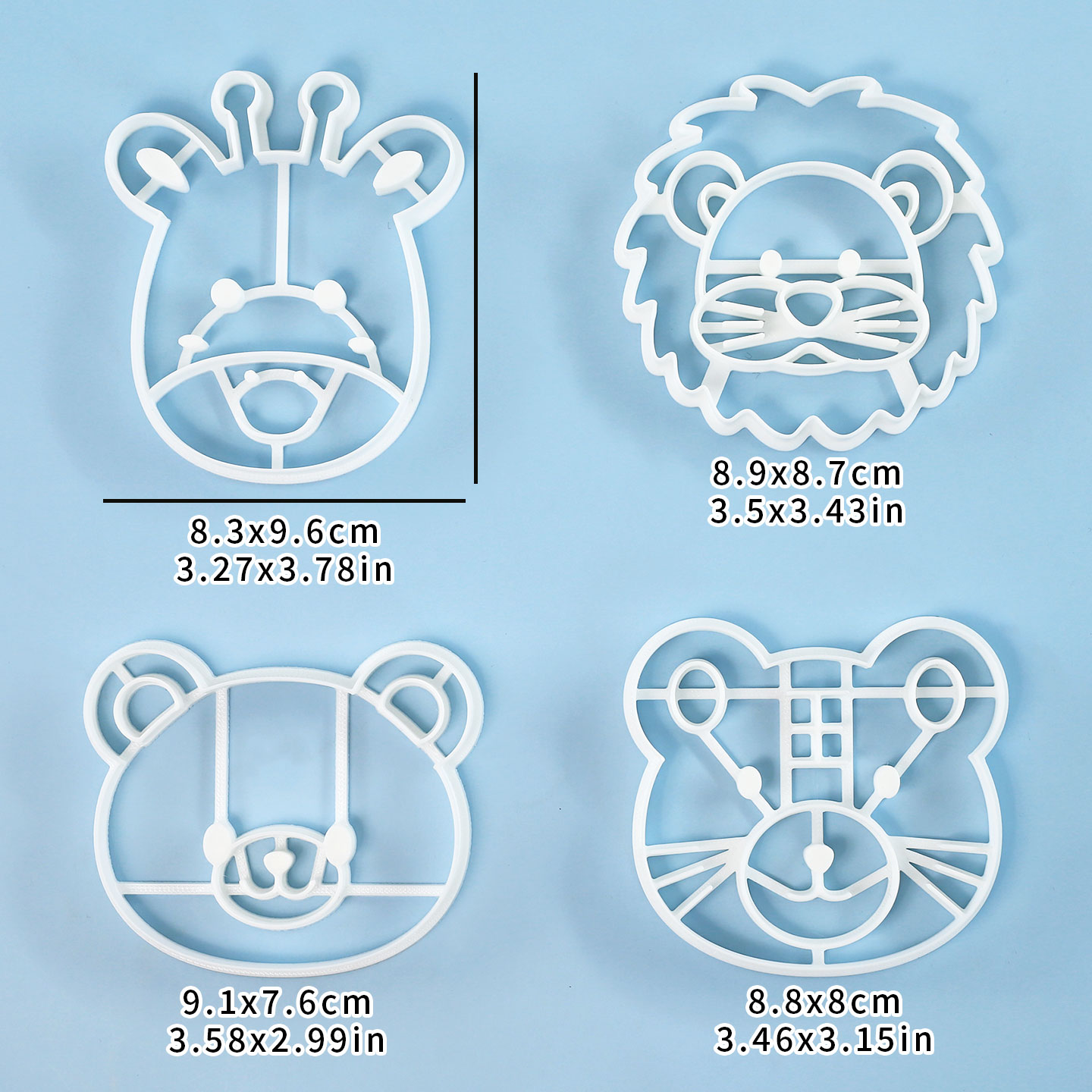 ชุดตัวตัดคุกกี้รูปสัตว์ 4 ชิ้น - Kitchen Appliances Baking บทวิจารณ์และราคา