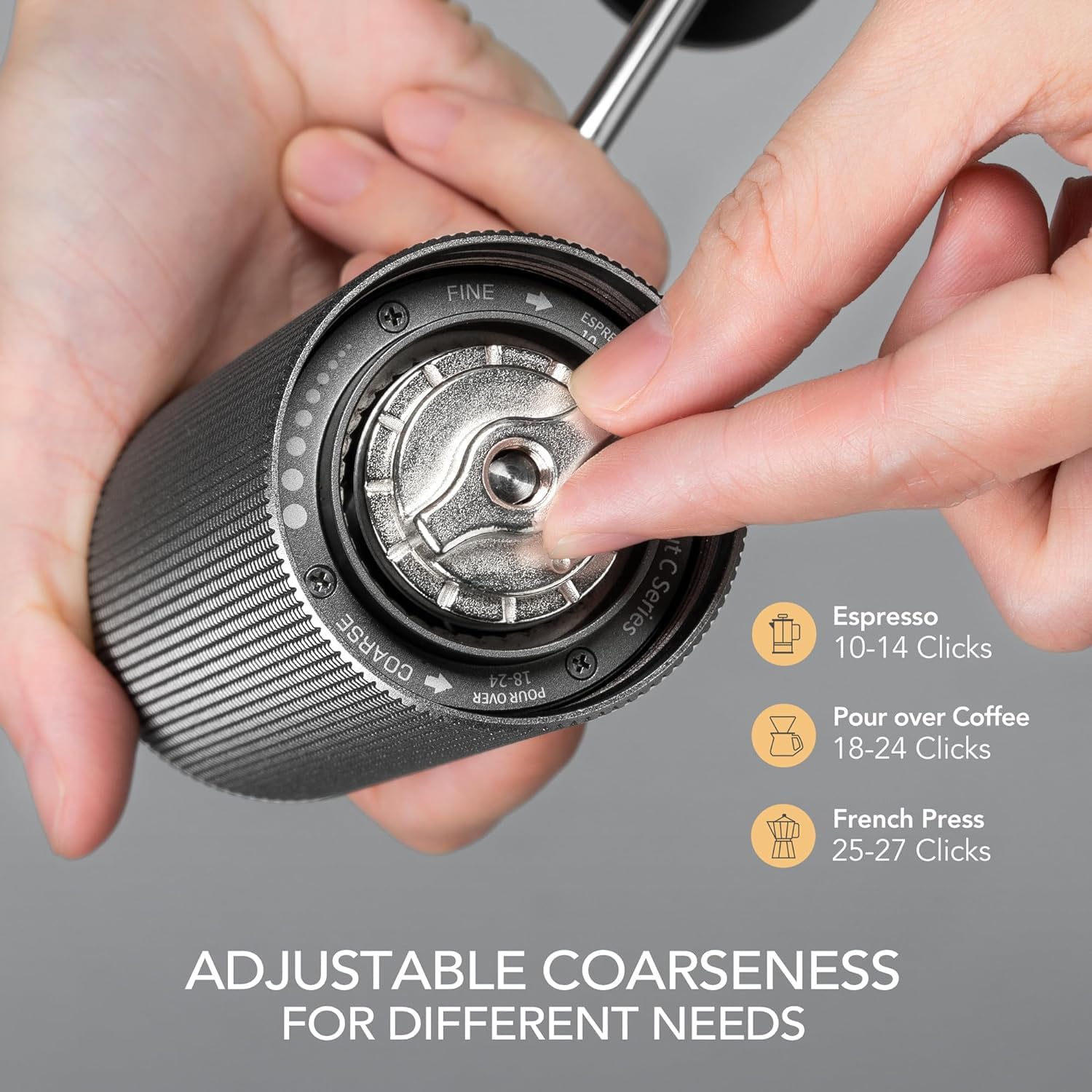 เครื่องบดกาแฟมือหมุน Chestnut  - Coffee Grinder Burr บทวิจารณ์และราคา