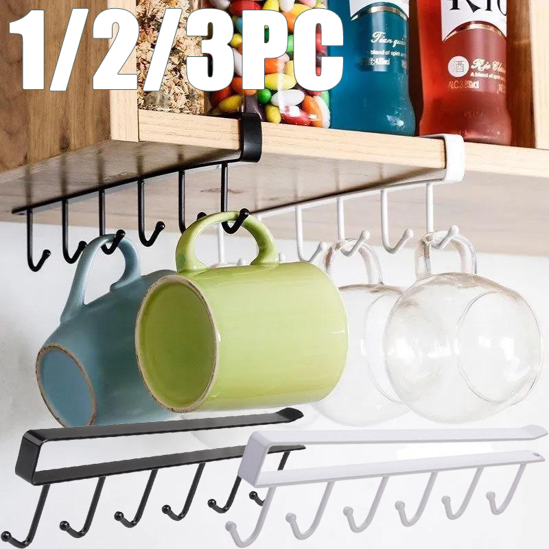 ชั้นวางของในครัวแบบแขวน 6 ตะขอ - Kitchen Appliances Rack บทวิจารณ์และราคา