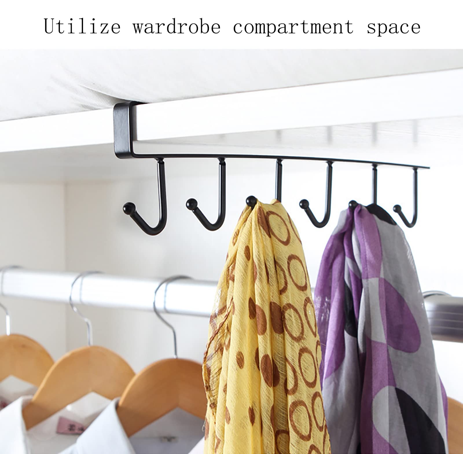 ชั้นวางของในครัวแบบแขวน 6 ตะขอ - Kitchen Appliances Rack บทวิจารณ์และราคา