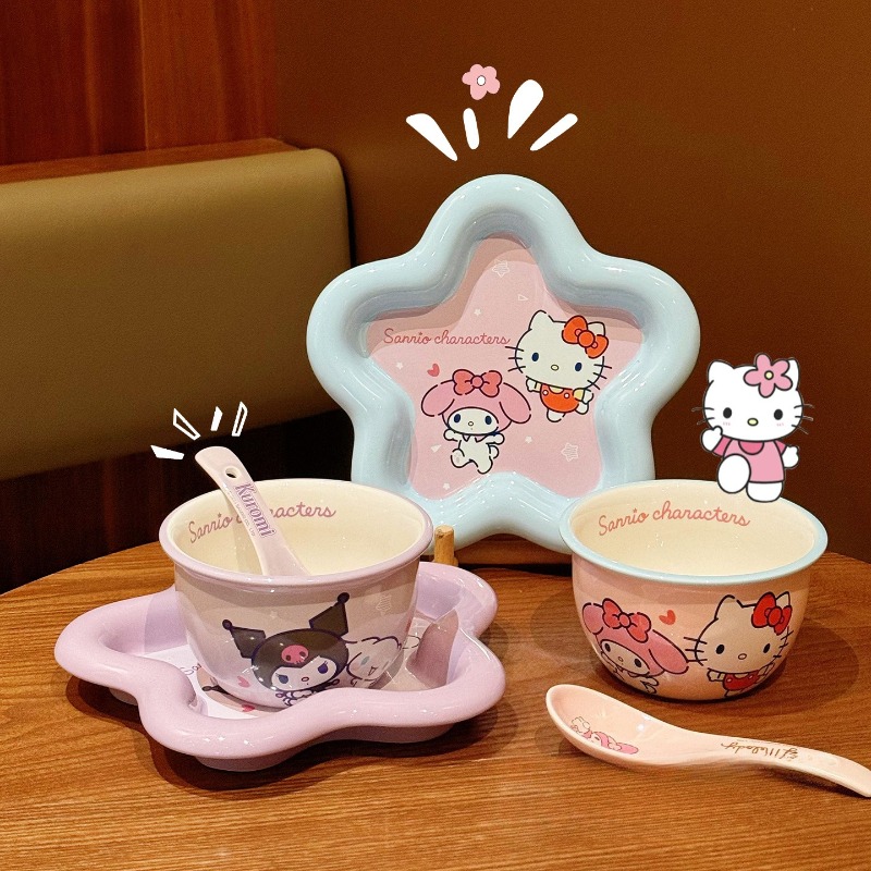 ชุดเซรามิคลายการ์ตูนแมว ชุดอาห - Kitchen Appliances Combo บทวิจารณ์และราคา
