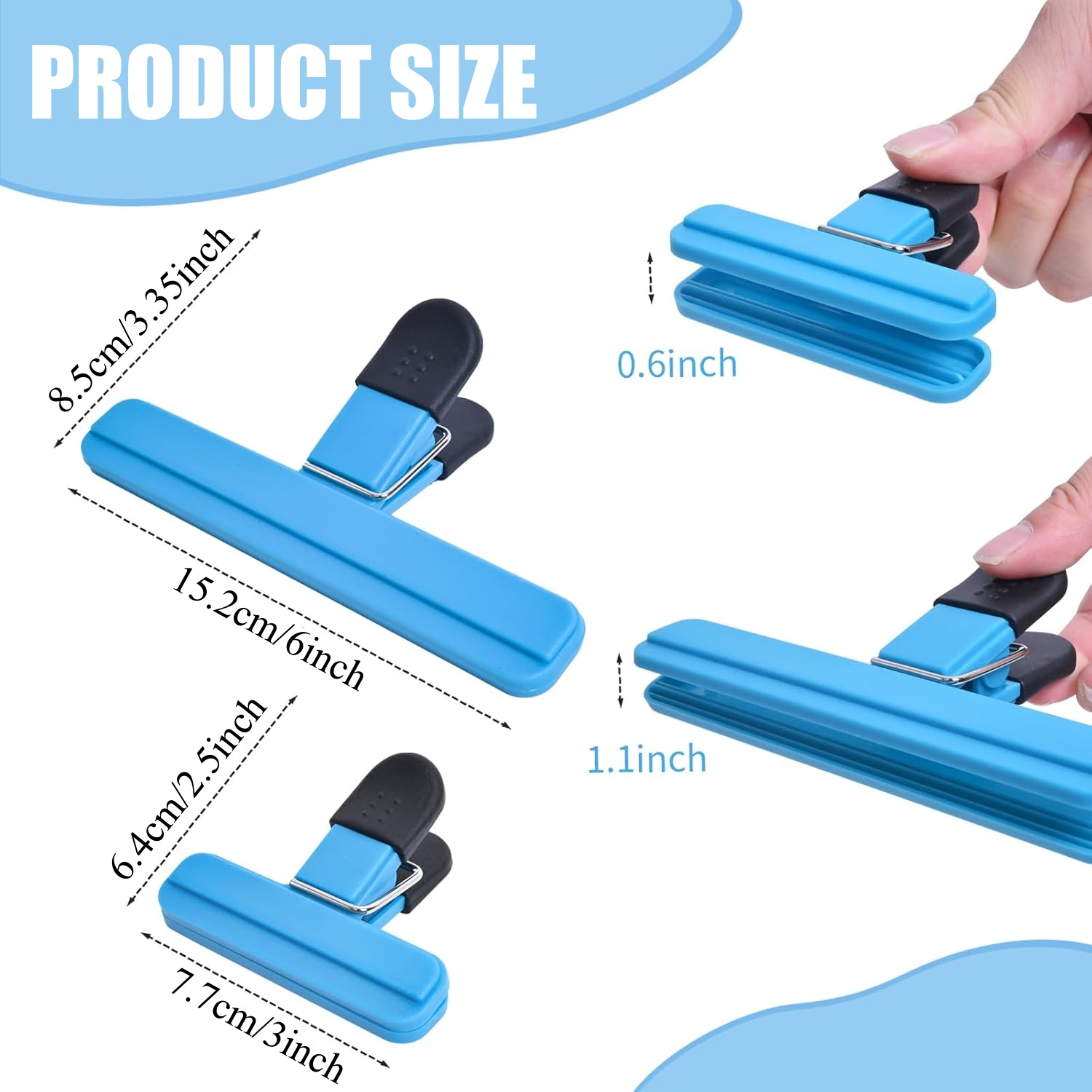 คลิปหนีบอเนกประสงค์ 3-12 ชิ้น  - Kitchen Appliances Rack บทวิจารณ์และราคา