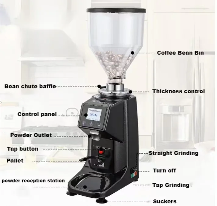 เครื่องบดกาแฟแบบอัตโนมัติขนาด  - Coffee Grinder Burr บทวิจารณ์และราคา