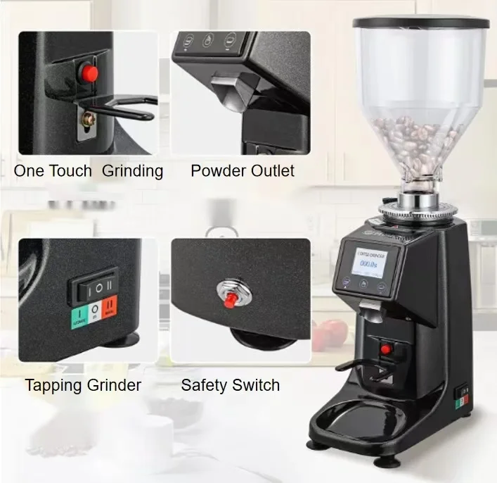 เครื่องบดกาแฟแบบอัตโนมัติขนาด  - Coffee Grinder Burr บทวิจารณ์และราคา