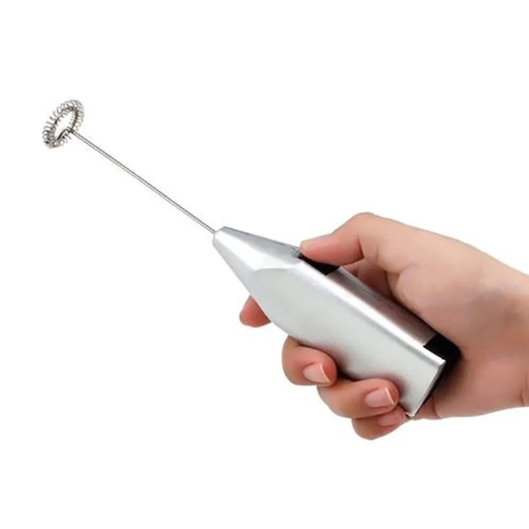 ครัวเรือนมินิสแตนเลสสตีลมือถือ - Milk Frother Automatic บทวิจารณ์และราคา