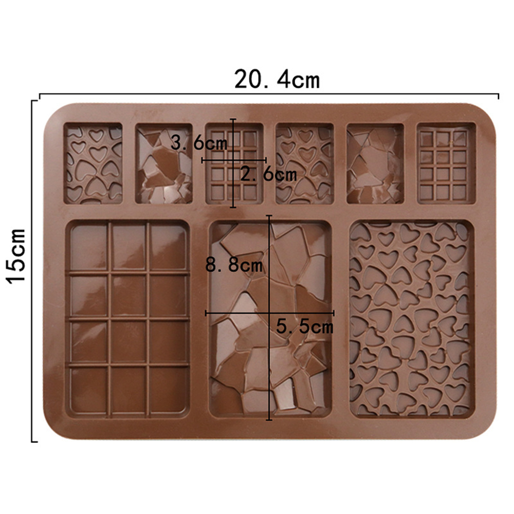 9-Cavityช็อกโกแลตซิลิโคนแม่พิม - Kitchen Appliances Baking บทวิจารณ์และราคา