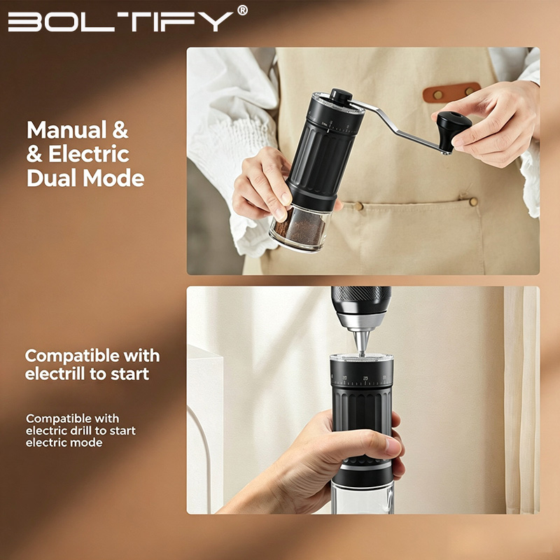 เครื่องบดกาแฟมือหมุน BOLTIFY H - Coffee Grinder Burr บทวิจารณ์และราคา
