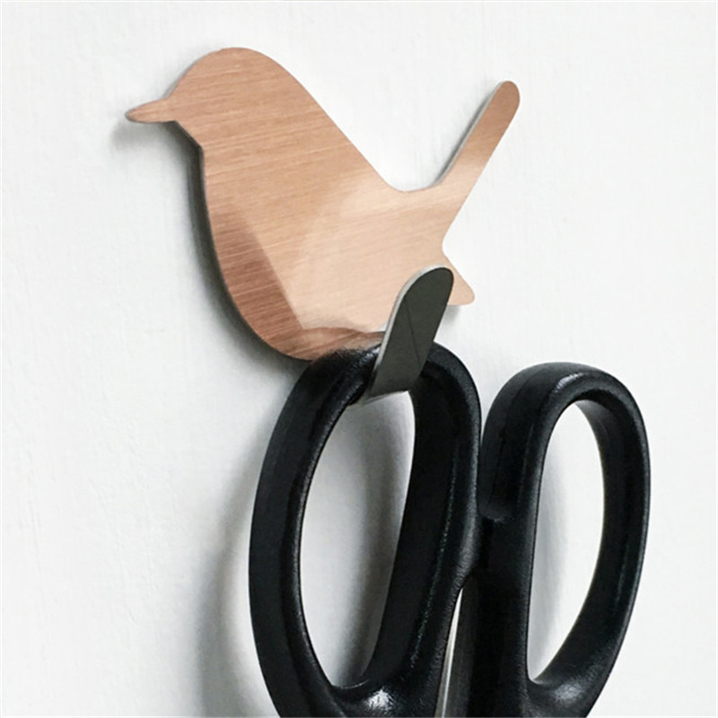 2 ชิ้น Self ตะขอกาวรูปแบบนกผู้ - Kitchen Appliances Rack บทวิจารณ์และราคา
