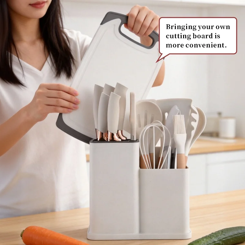 ชุดมีดทำครัว 19-in-1 และชุดอุป - Kitchen Appliances Combo บทวิจารณ์และราคา